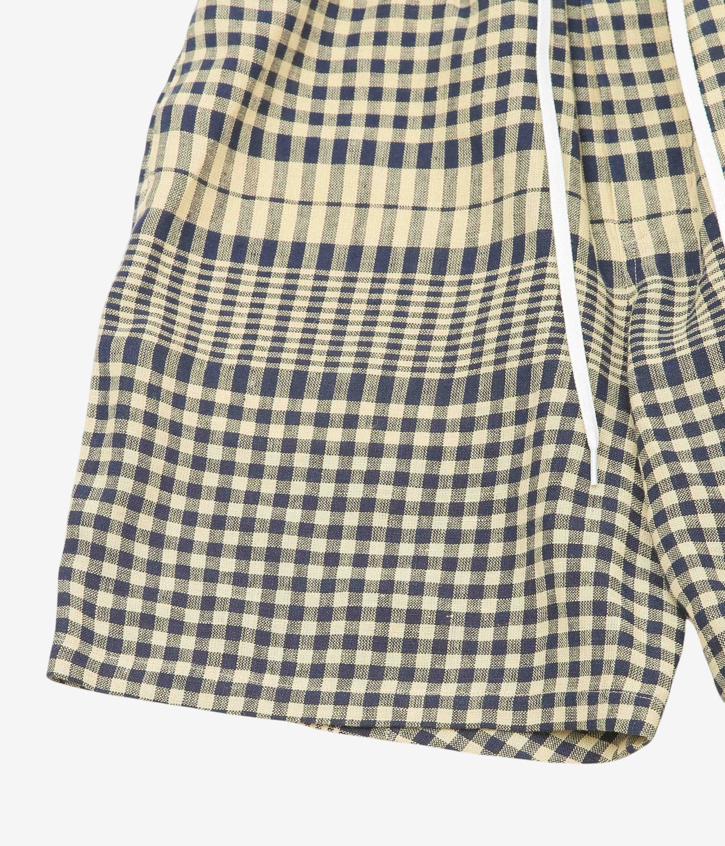 I AM DORK ''TRUNKS｜DEADSTOCK COTTON LINEN'' (BLUE×NATURAL)