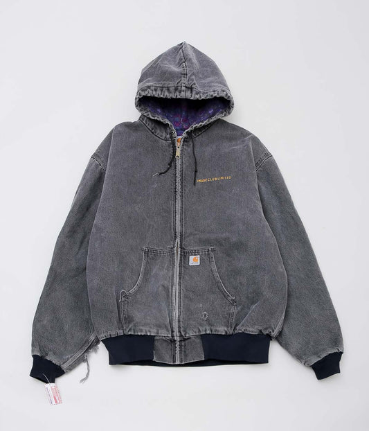 IMAGE CLUB LIMITED"CARHARTT ACTIVE JACKET DUCK FULLZIP HOODIE"(BLACK)