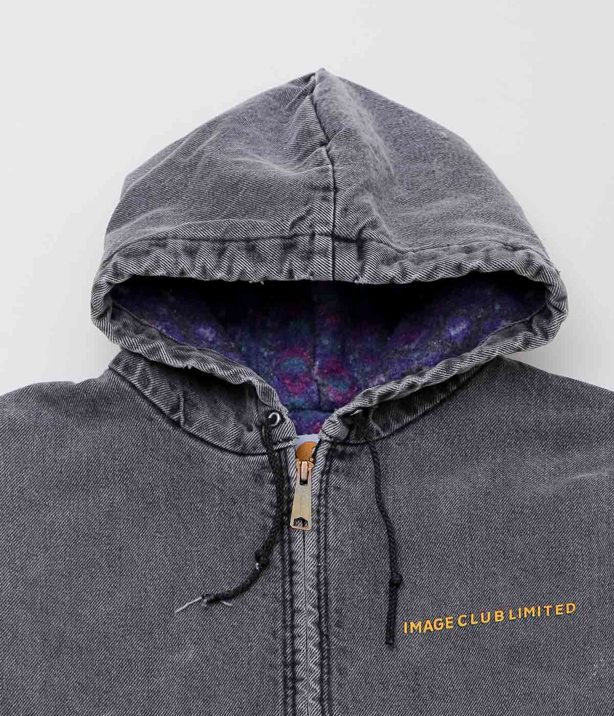 IMAGE CLUB LIMITED"CARHARTT ACTIVE JACKET DUCK FULLZIP HOODIE"(BLACK)