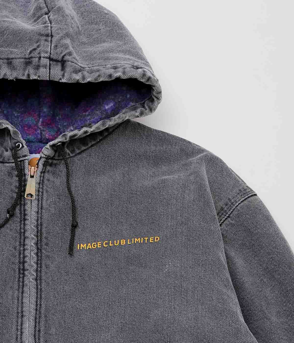IMAGE CLUB LIMITED"CARHARTT ACTIVE JACKET DUCK FULLZIP HOODIE"(BLACK)