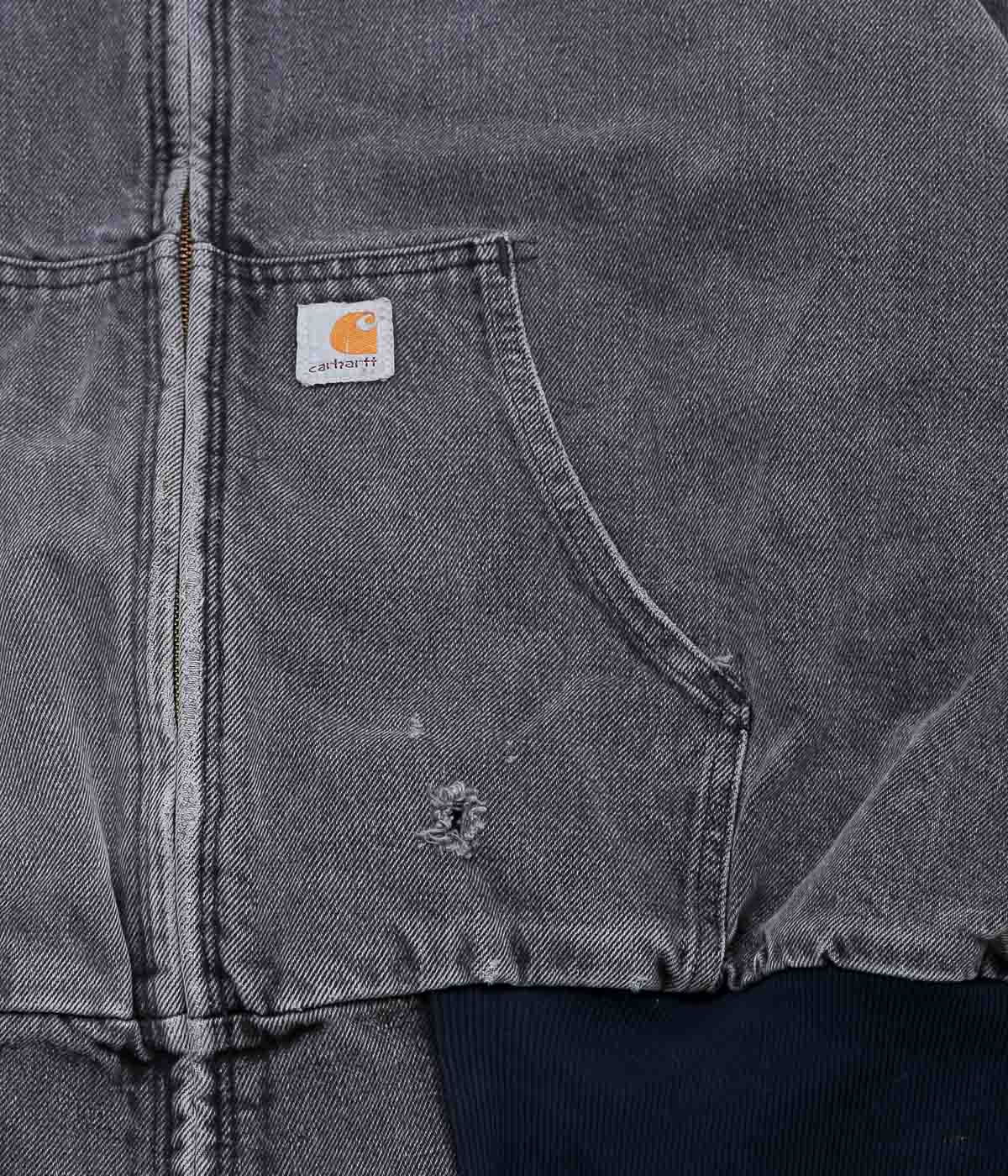 IMAGE CLUB LIMITED"CARHARTT ACTIVE JACKET DUCK FULLZIP HOODIE"(BLACK)