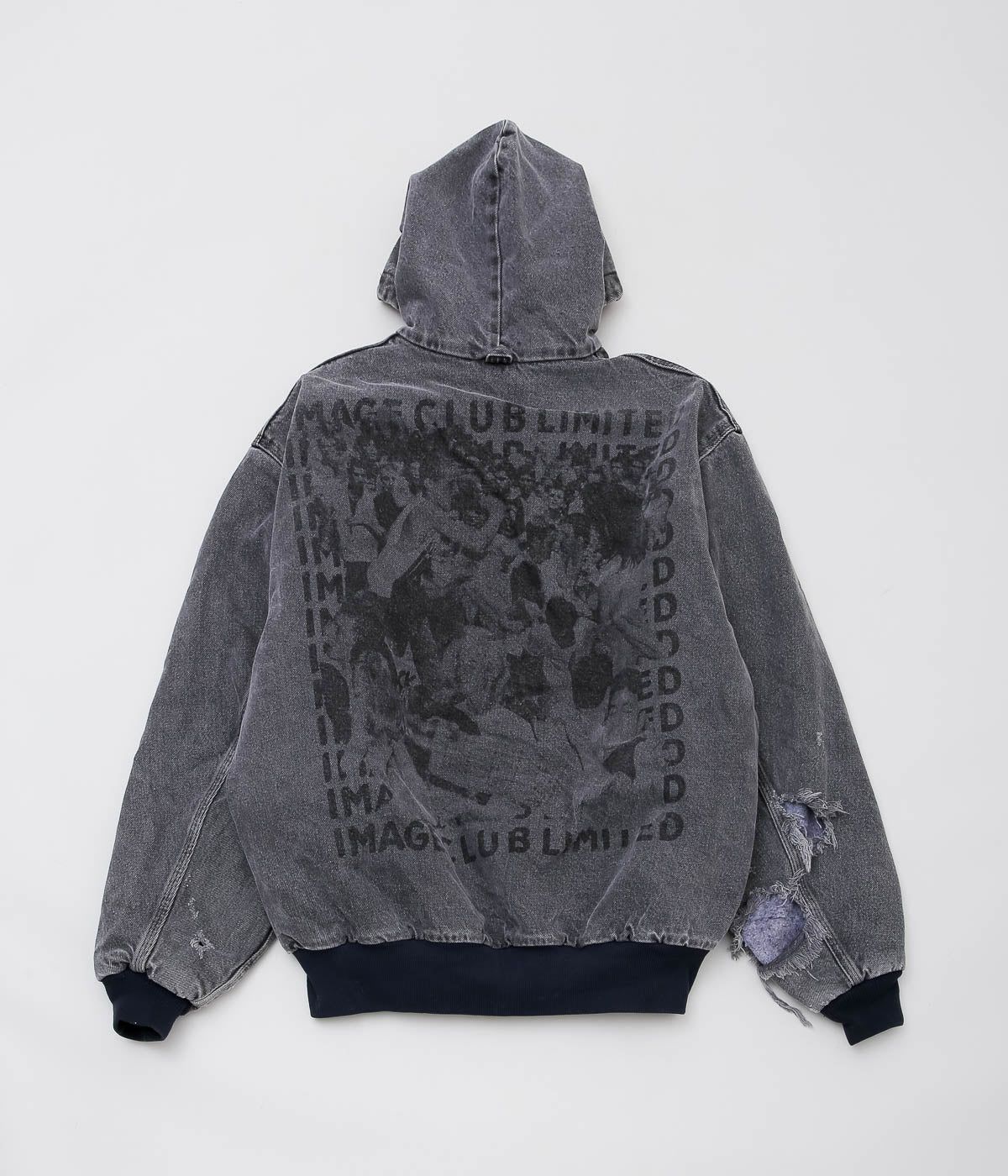 IMAGE CLUB LIMITED"CARHARTT ACTIVE JACKET DUCK FULLZIP HOODIE"(BLACK)