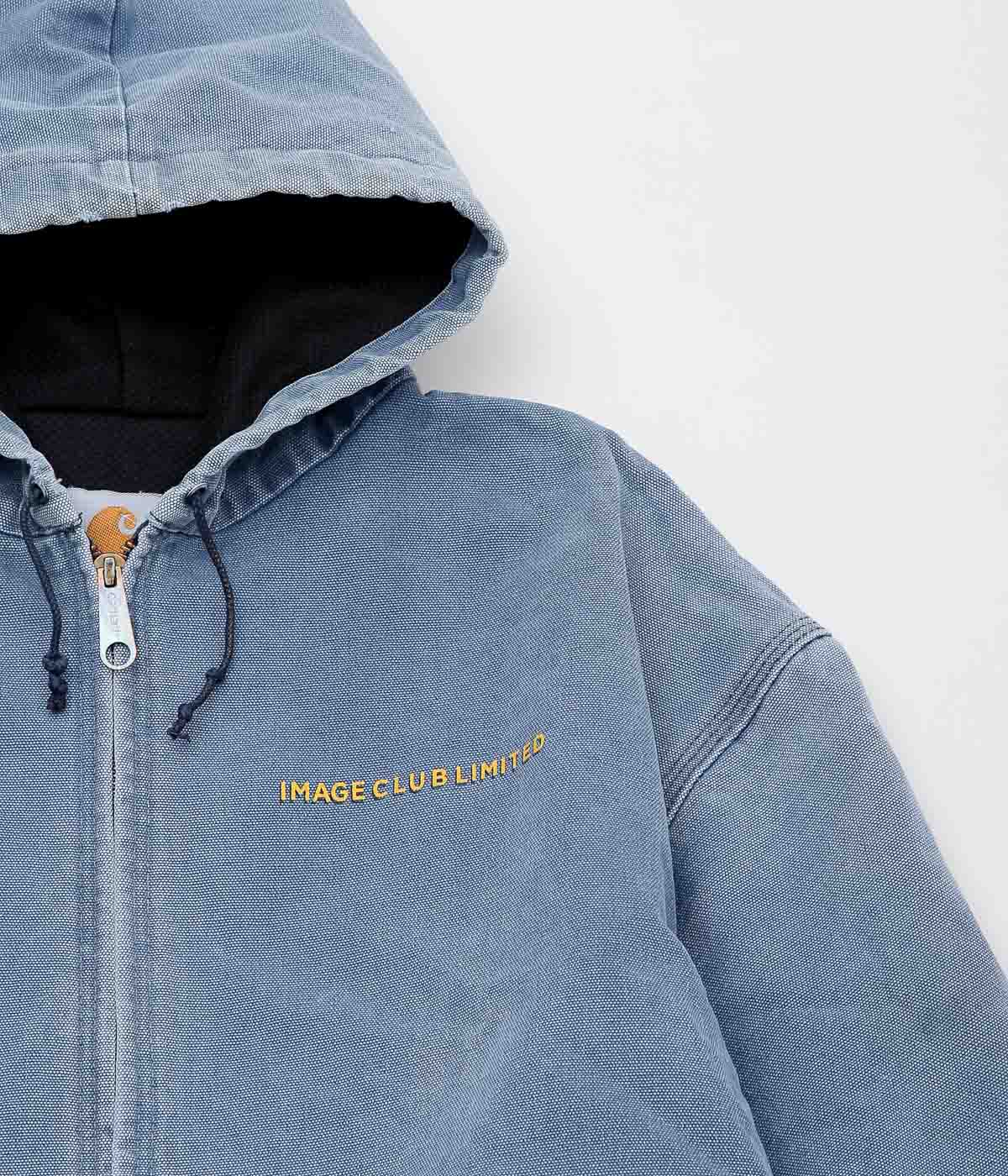 IMAGE CLUB LIMITED"CARHARTT ACTIVE JACKET DUCK FULLZIP HOODIE"(BLUE)