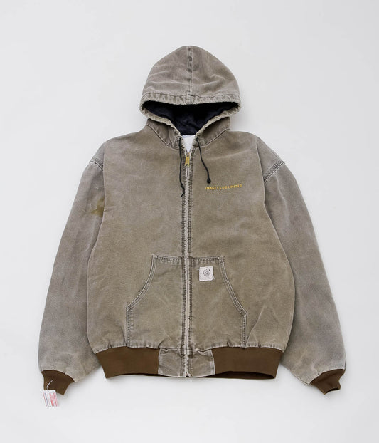 IMAGE CLUB LIMITED"CARHARTT ACTIVE JACKET DUCK FULLZIP HOODIE"(BROWN)