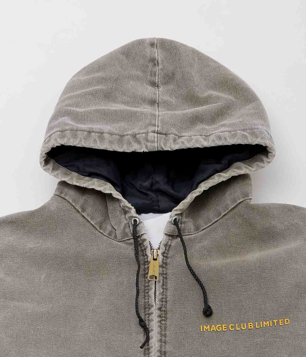 IMAGE CLUB LIMITED"CARHARTT ACTIVE JACKET DUCK FULLZIP HOODIE"(BROWN)