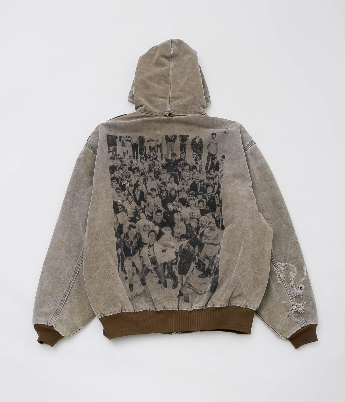 IMAGE CLUB LIMITED"CARHARTT ACTIVE JACKET DUCK FULLZIP HOODIE"(BROWN)