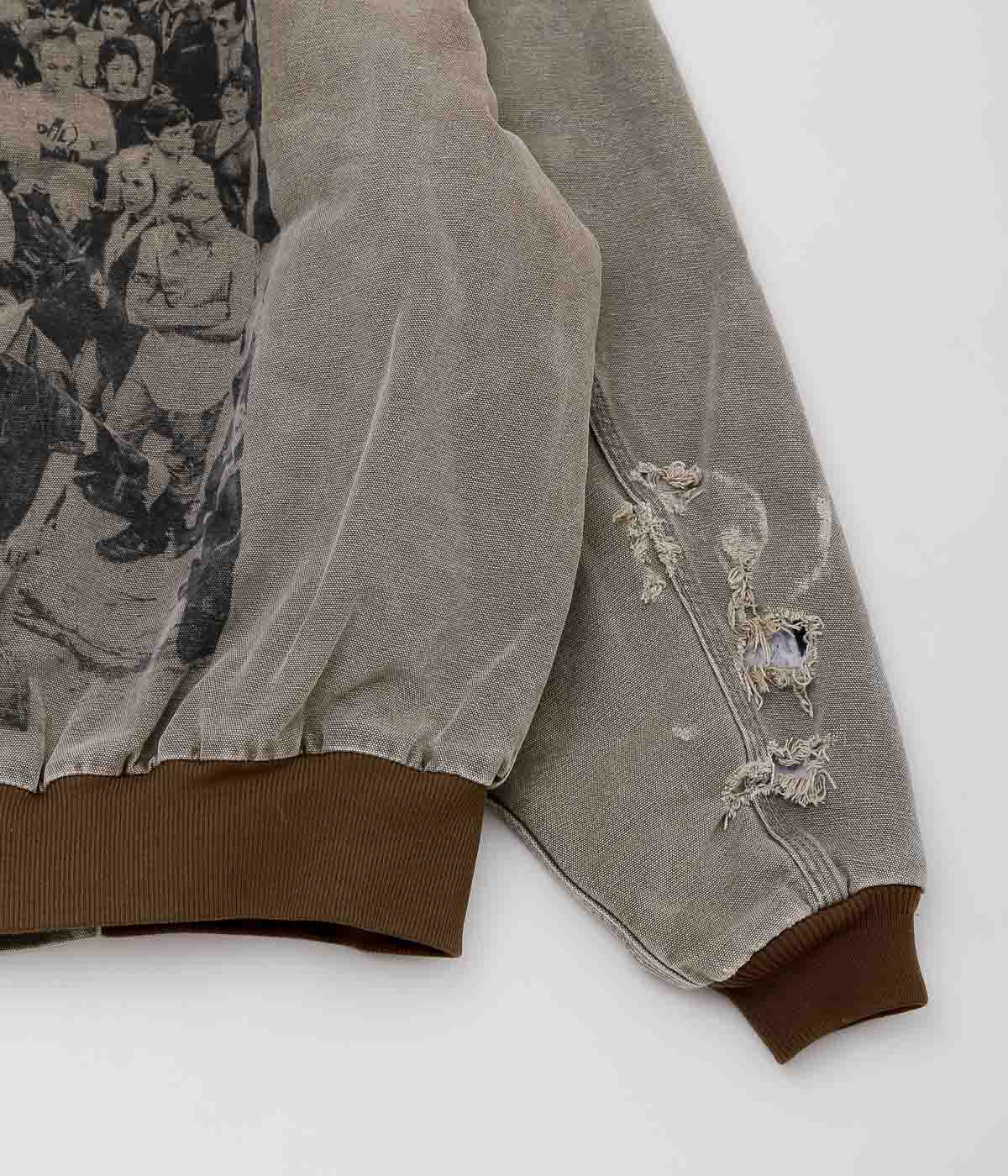 IMAGE CLUB LIMITED"CARHARTT ACTIVE JACKET DUCK FULLZIP HOODIE"(BROWN)