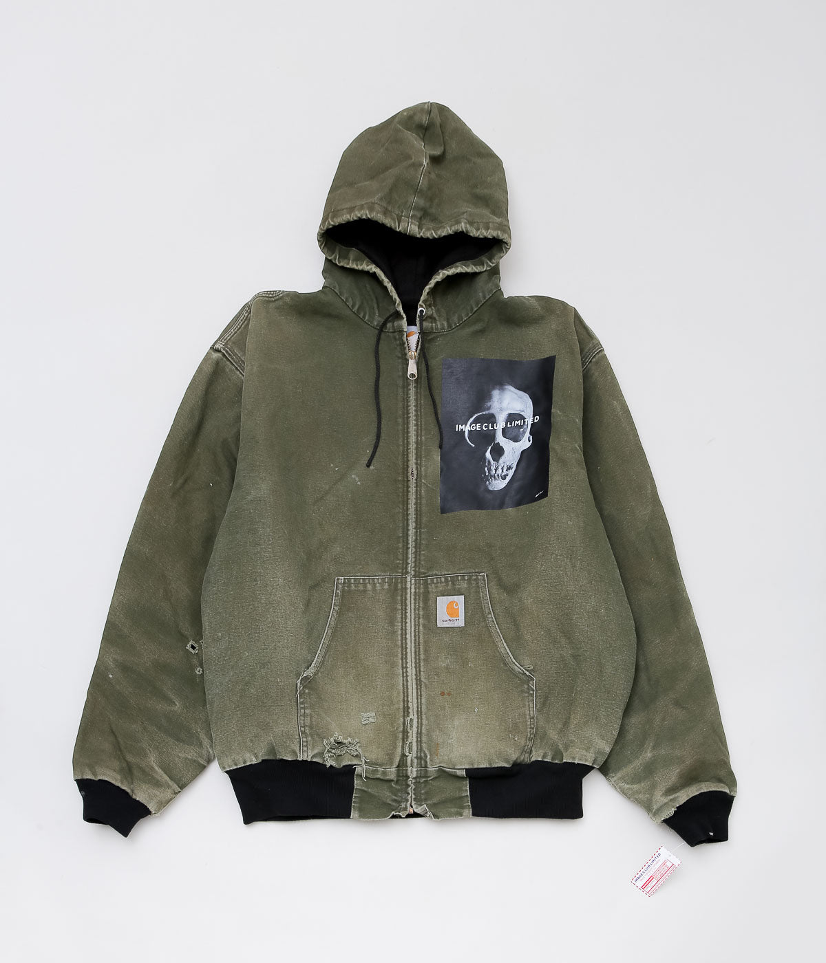 IMAGE CLUB LIMITED"CARHARTT ACTIVE JACKET DUCK FULLZIP HOODIE"(GREEN)