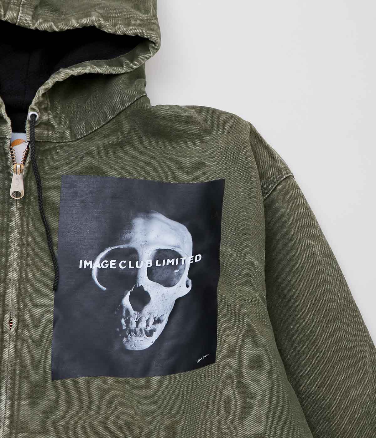 IMAGE CLUB LIMITED"CARHARTT ACTIVE JACKET DUCK FULLZIP HOODIE"(GREEN)