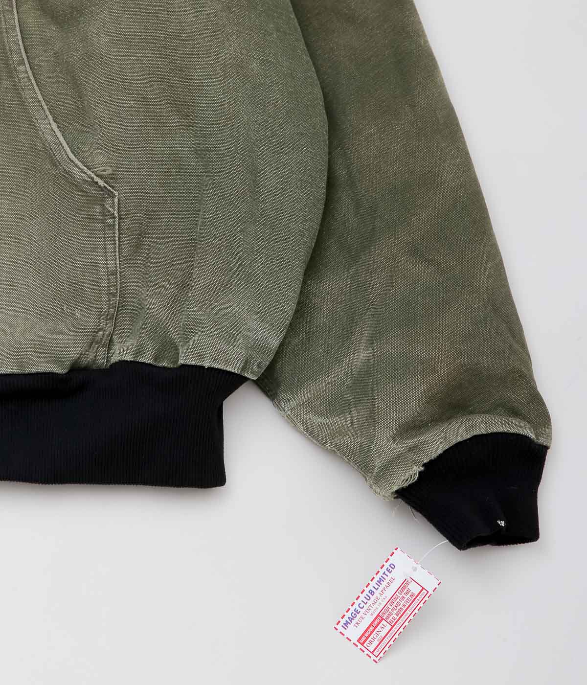 IMAGE CLUB LIMITED"CARHARTT ACTIVE JACKET DUCK FULLZIP HOODIE"(GREEN)