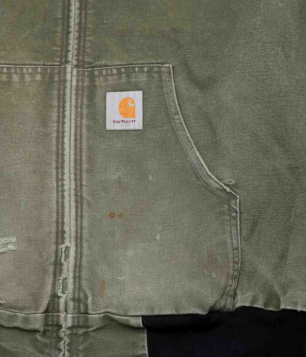 IMAGE CLUB LIMITED"CARHARTT ACTIVE JACKET DUCK FULLZIP HOODIE"(GREEN)