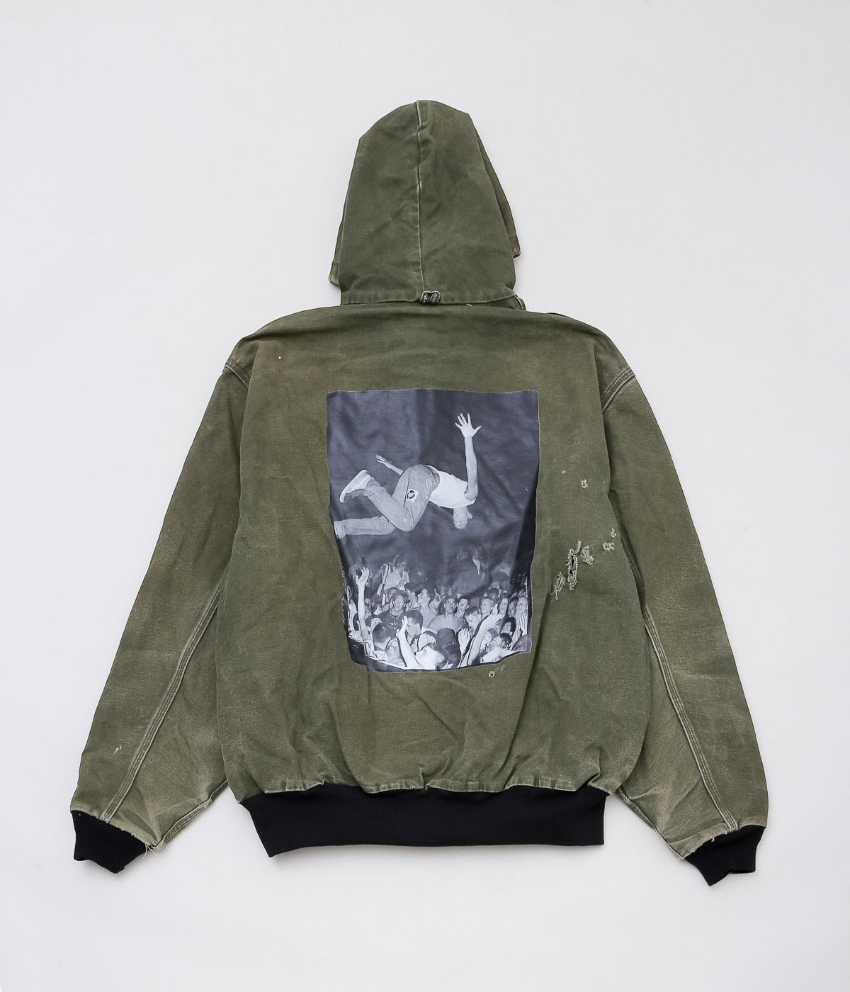 IMAGE CLUB LIMITED"CARHARTT ACTIVE JACKET DUCK FULLZIP HOODIE"(GREEN)