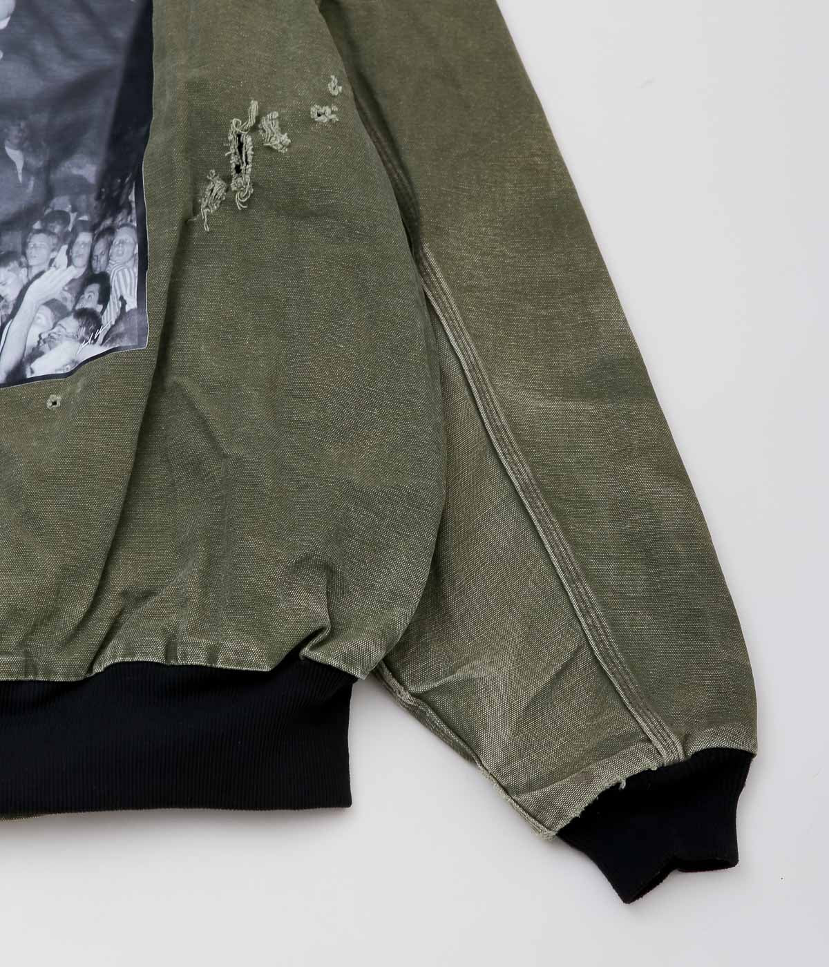 IMAGE CLUB LIMITED"CARHARTT ACTIVE JACKET DUCK FULLZIP HOODIE"(GREEN)