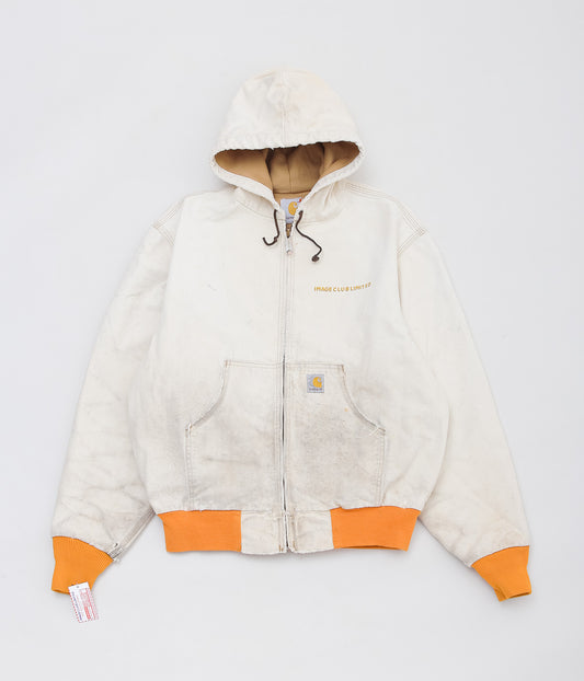 IMAGE CLUB LIMITED"CARHARTT ACTIVE JACKET DUCK FULLZIP HOODIE"(NATURAL)