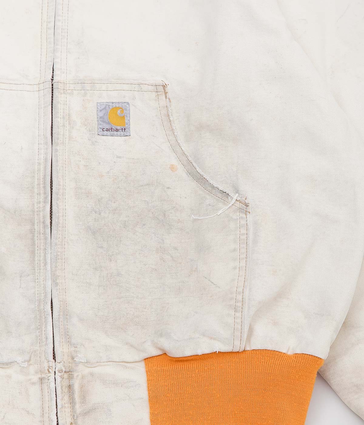 IMAGE CLUB LIMITED"CARHARTT ACTIVE JACKET DUCK FULLZIP HOODIE"(NATURAL)