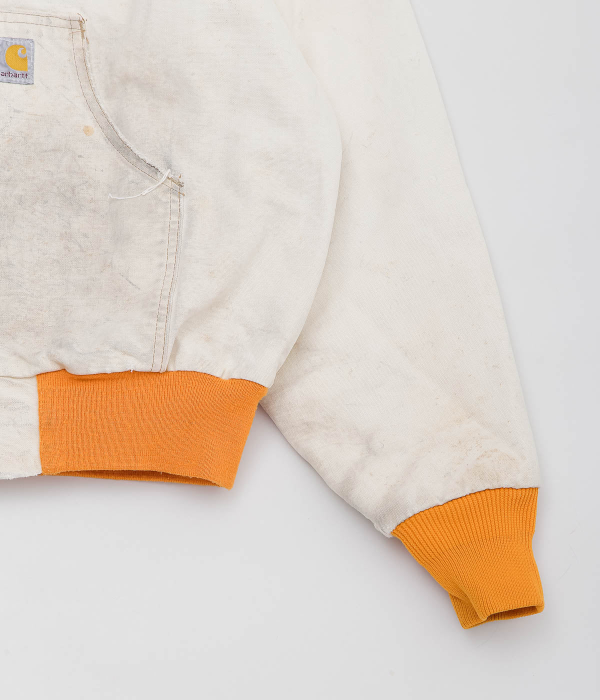 IMAGE CLUB LIMITED"CARHARTT ACTIVE JACKET DUCK FULLZIP HOODIE"(NATURAL)