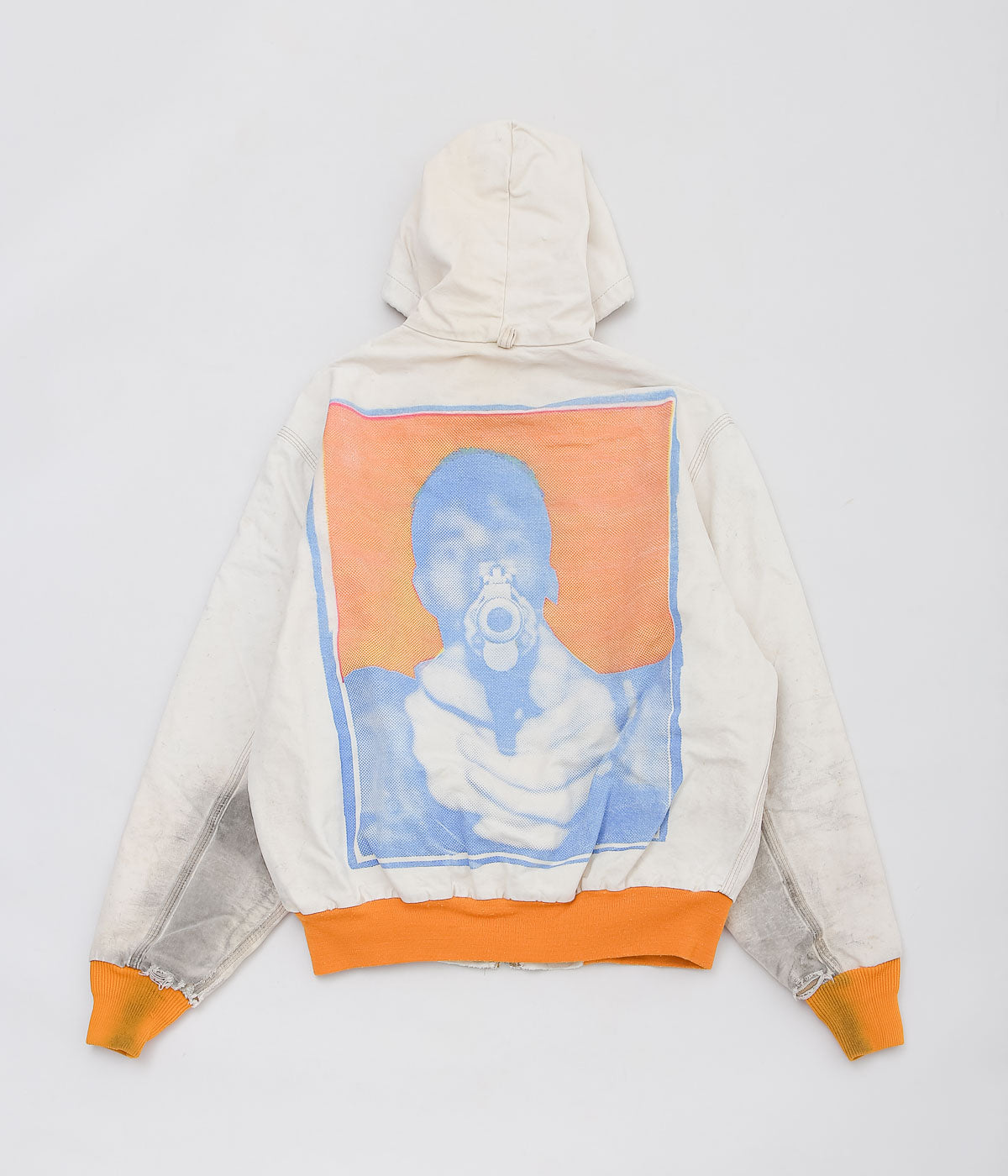 IMAGE CLUB LIMITED"CARHARTT ACTIVE JACKET DUCK FULLZIP HOODIE"(NATURAL)