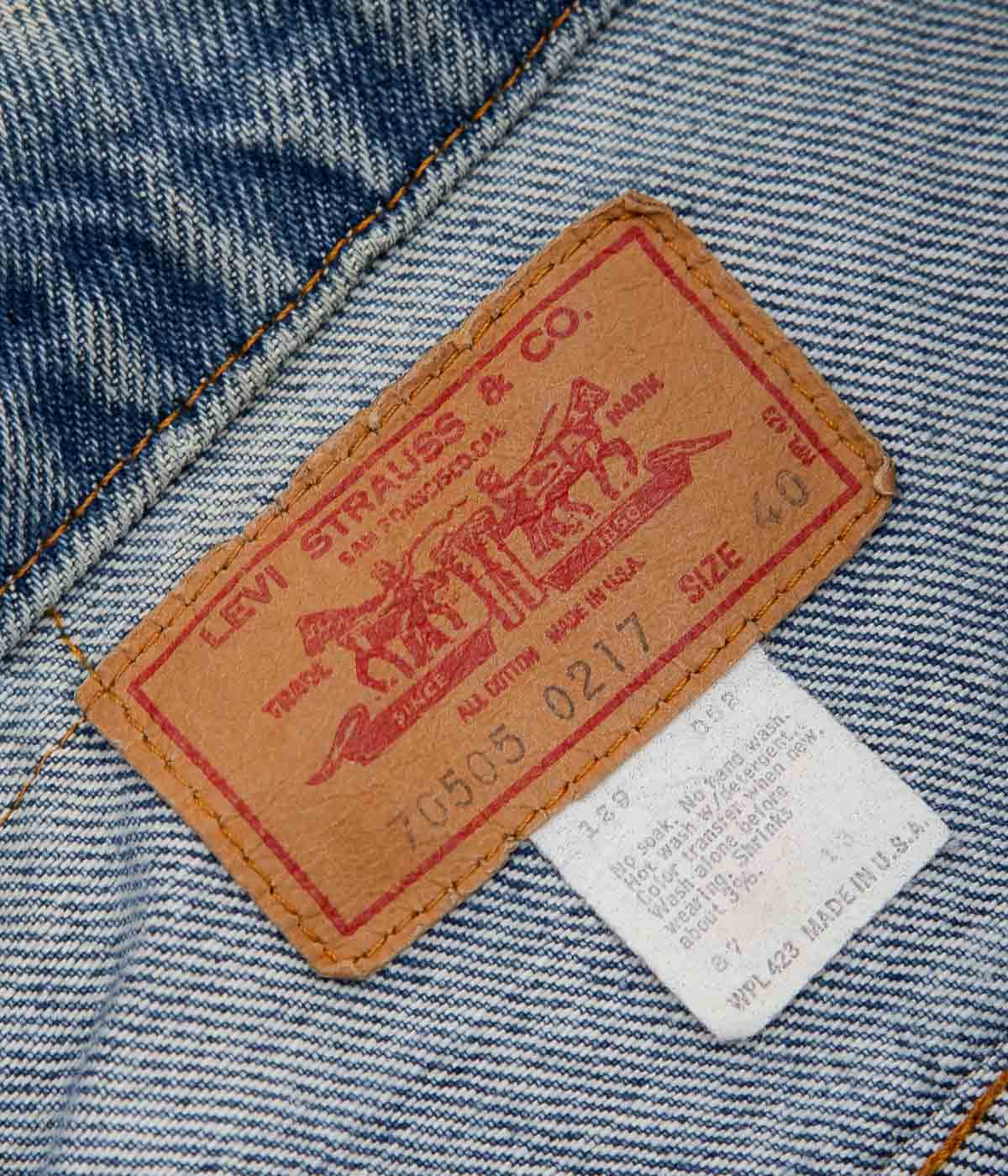 IMAGE CLUB LIMITED"LEVI'S 70505 DENIM JACKET"(INDIGO)