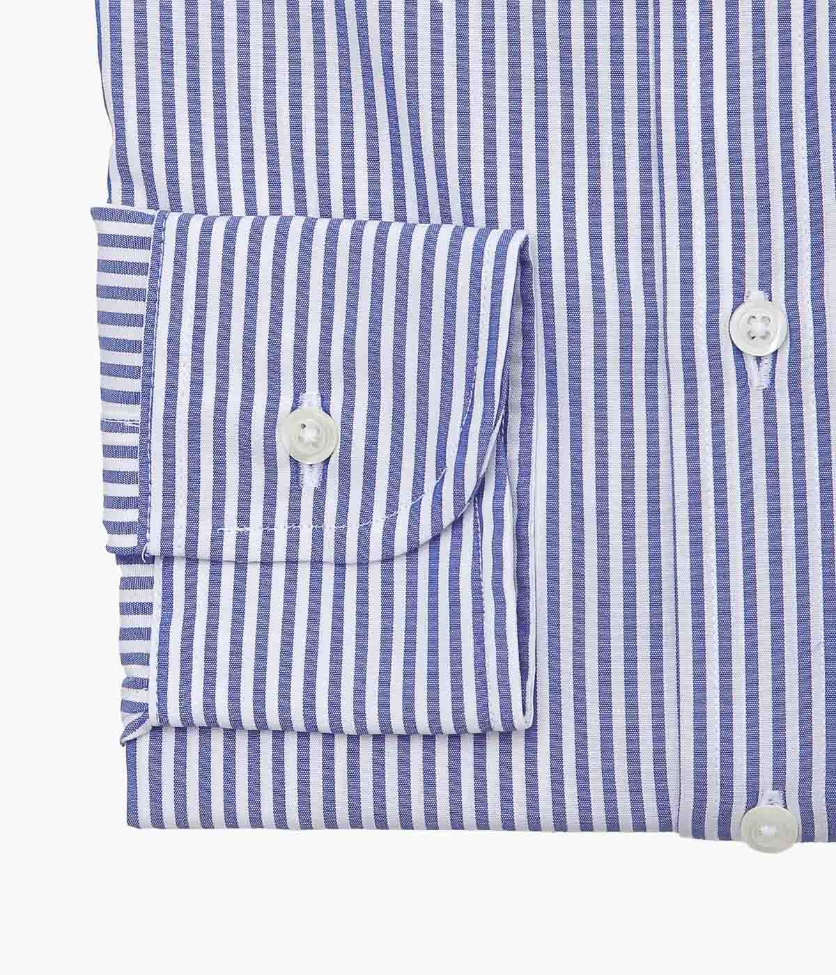 INDIVIDUALIZED SHIRTS ''BENGAL STRIPE(CLASSIC FIT BUTTON DOWN SHIRT)'' (BLUE)