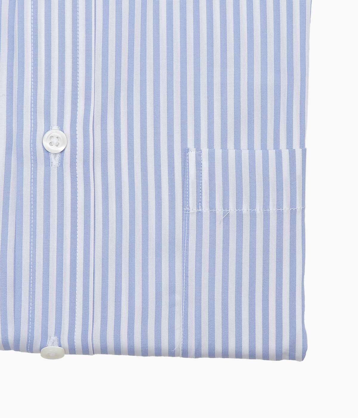 INDIVIDUALIZED SHIRTS ''BENGAL STRIPE(CLASSIC FIT BUTTON DOWN SHIRT)'' (LT.BLUE)