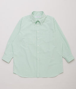 【美品】INDIVIDUALIZED SHIRT カスタムメイド 開襟シャツ 白 美品】INDIVIDUALIZED SHIRT カスタムメイド 開襟シャツ 白