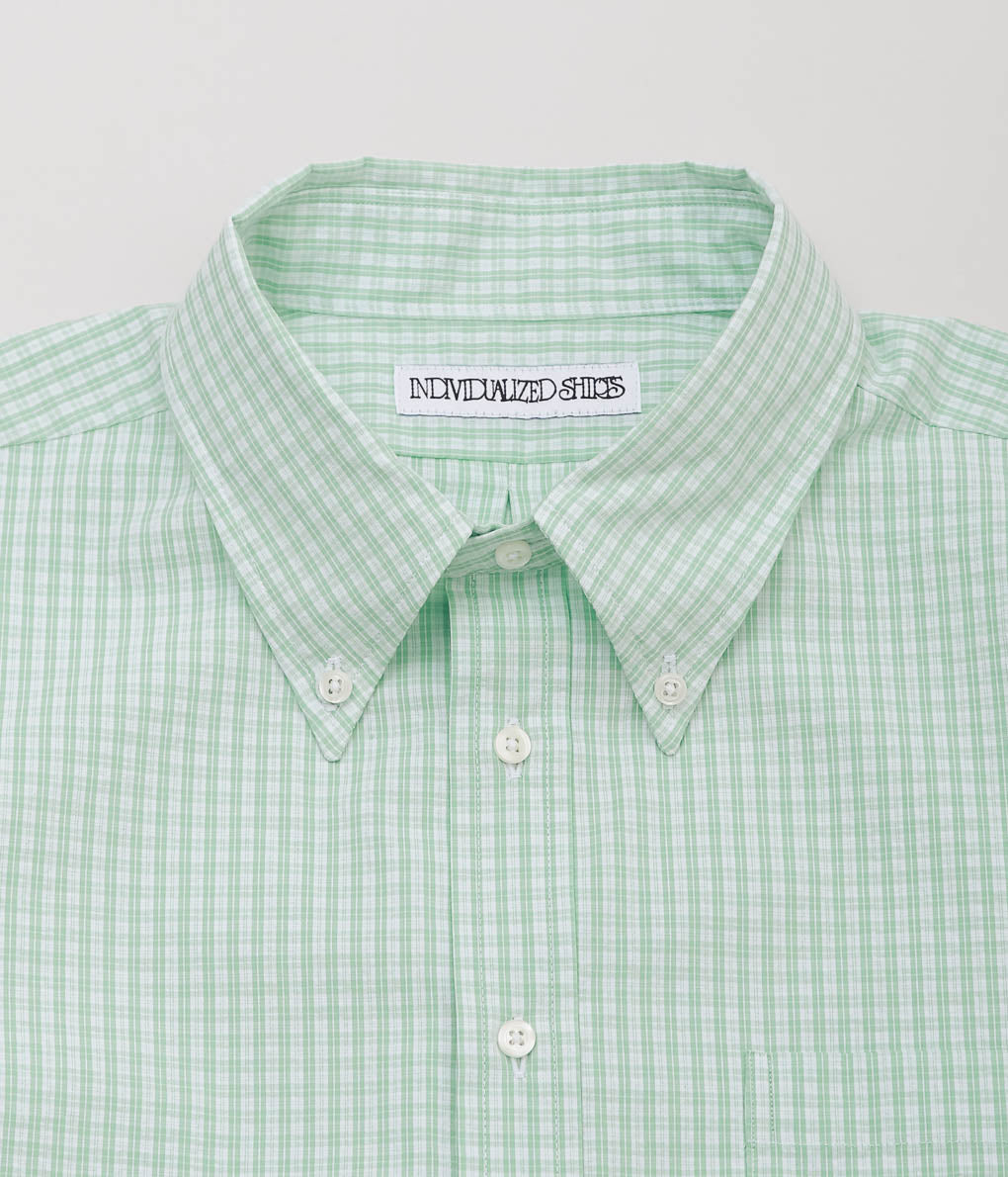 INDIVIDUALIZED SHIRTS ''BIG BD SHIRTS'' (GREEN CHECK)