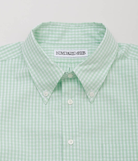 INDIVIDUALIZED SHIRTS ''BIG BD SHIRTS''(GREEN CHECK)