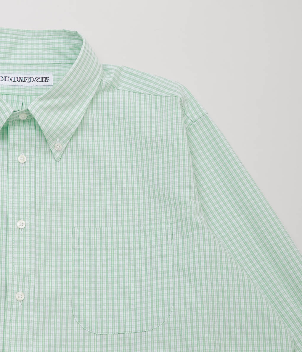 INDIVIDUALIZED SHIRTS ''BIG BD SHIRTS'' (GREEN CHECK)