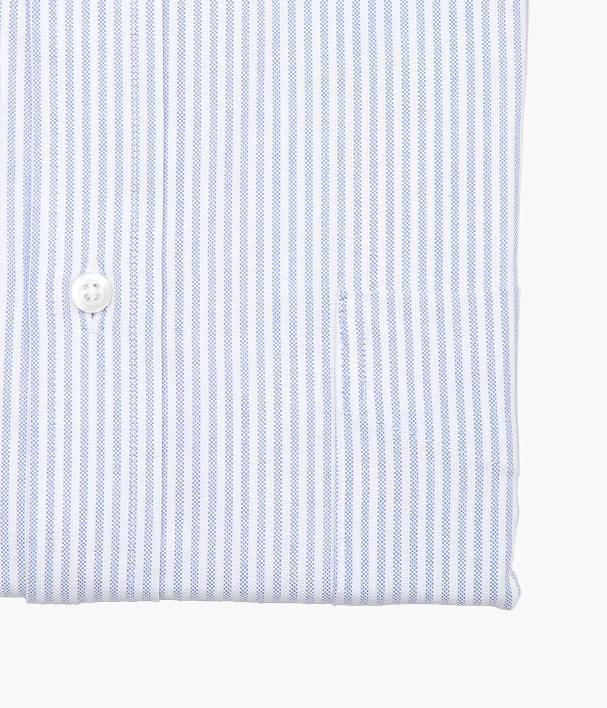 INDIVIDUALIZED SHIRTS ''CANDY STRIPE(RELAXED FIT BUTTON DOWN SHIRT)'' (LT.BLUE)