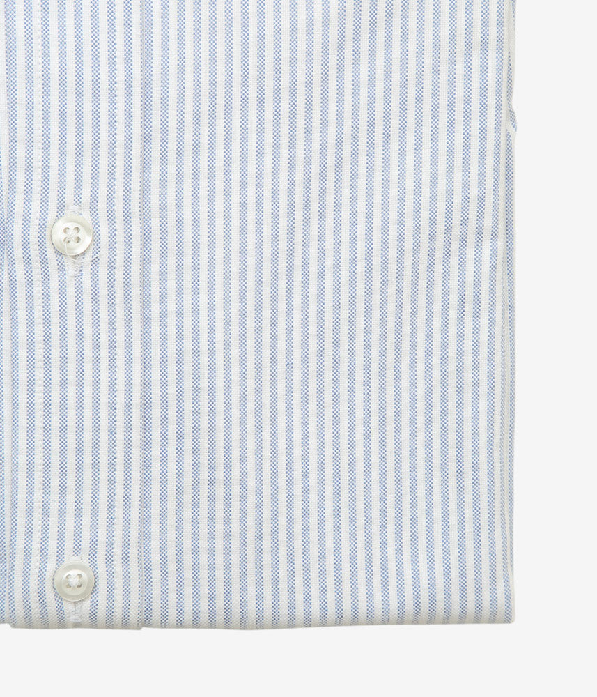 INDIVIDUALIZED SHIRTS ''CANDY STRIPE (SLIM FIT BUTTON DOWN SHIRT)'' (LIGHT BLUE)