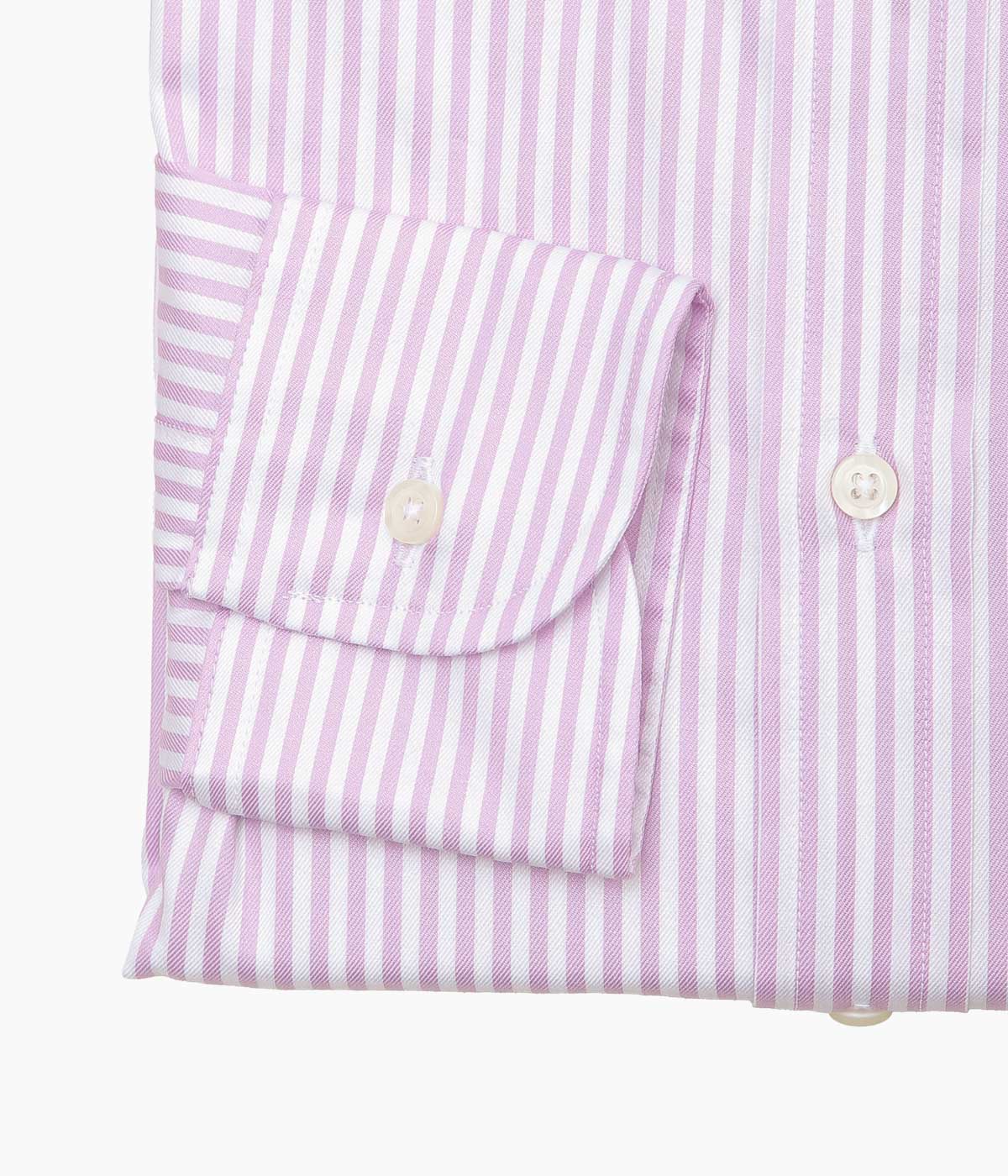 INDIVIDUALIZED SHIRTS''CHEALSEA TWILL STRIPE(RELAXED FIT BUTTON DOWN SHIRT)'' (LILAC)