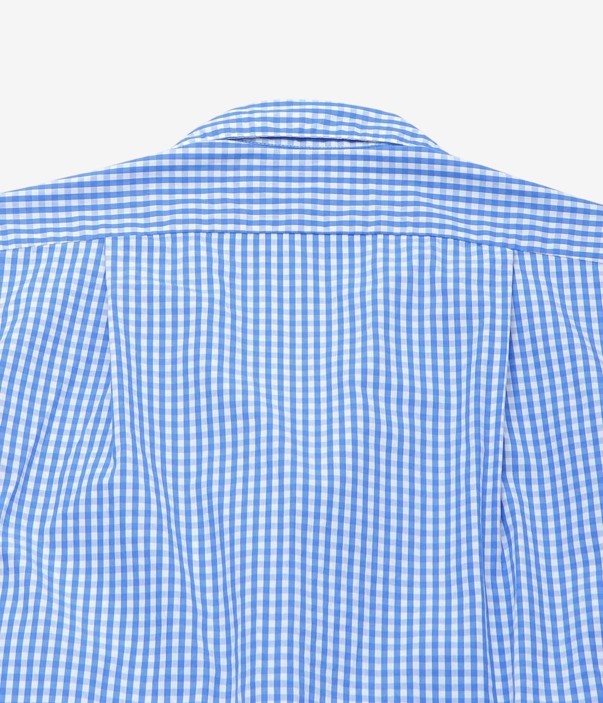 INDIVIDUALIZED SHIRTS "GINGHAM CHECK CAMP COLLAR S/S" (BLUE)