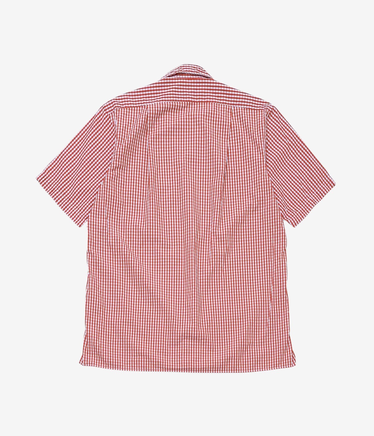 INDIVIDUALIZED SHIRTS "GINGHAM CHECK CAMP COLLAR S/S" (RED)