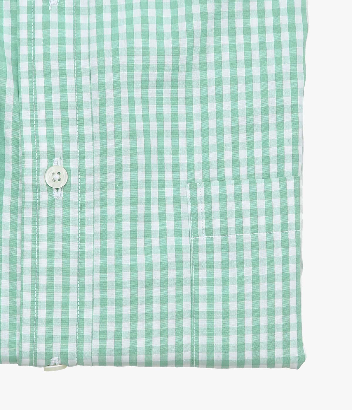INDIVIDUALIZED SHIRTS ''GINGHAM CHECK(CLASSIC FIT BUTTON DOWN SHIRT)'' (GREEN)