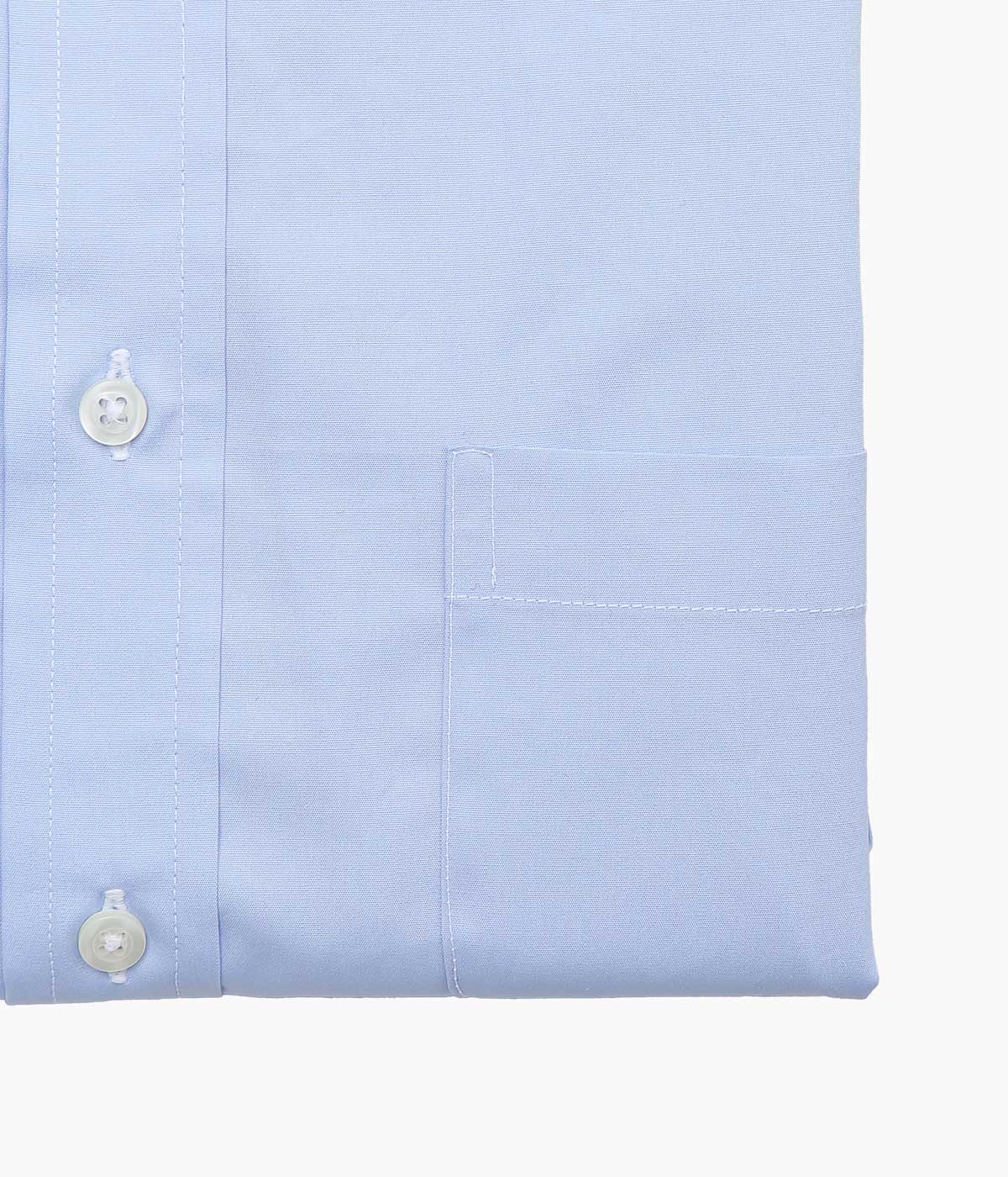 INDIVIDUALIZED SHIRTS ''IMPERIAL BLOAD CLOTH (STANDARD FIT JFK COLLAR SHIRT)''(BLUE)