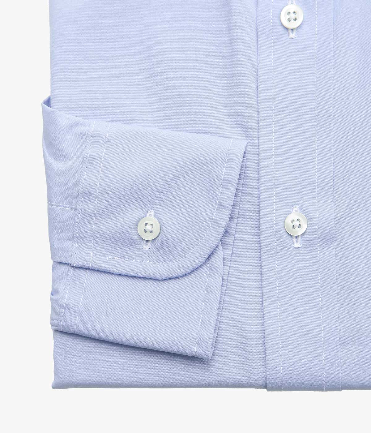 INDIVIDUALIZED SHIRTS ''IMPERIAL BROAD CLOTH(CLASSIC FIT JFK COLLAR SHIRT)'' (BLUE)