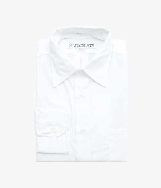 INDIVIDUALIZED SHIRTS ''IMPERIAL BROAD CLOTH(CLASSIC FIT JFK COLLAR SHIRT)'' (WHITE)
