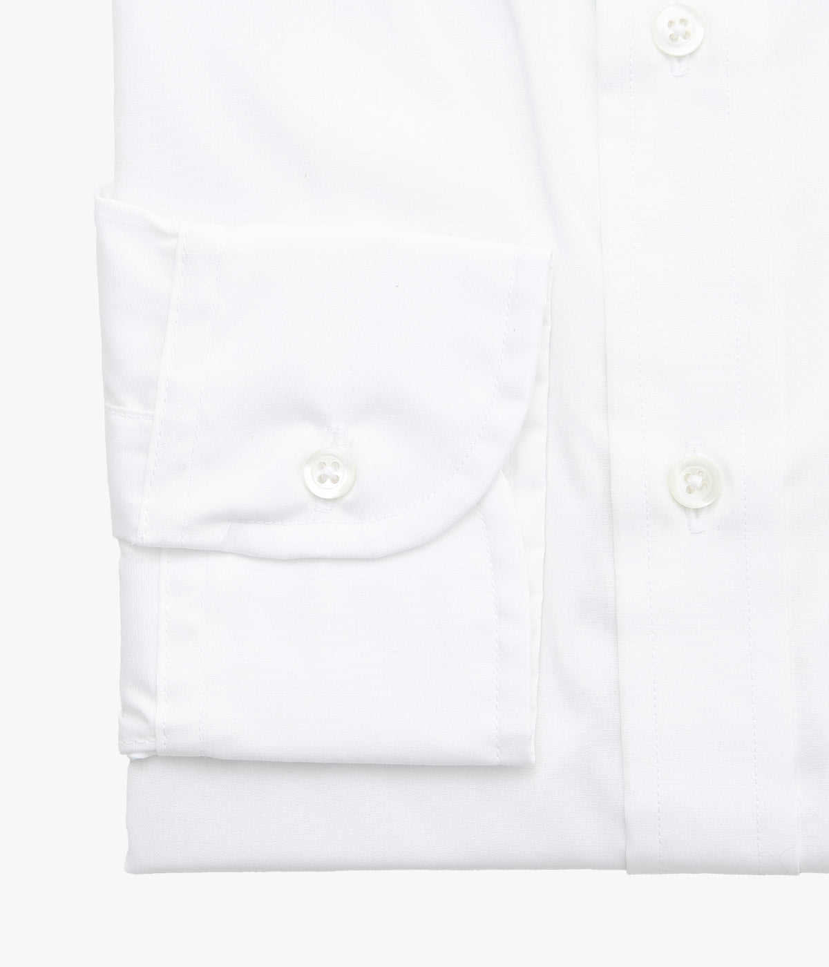 INDIVIDUALIZED SHIRTS ''IMPERIAL BROAD CLOTH(CLASSIC FIT JFK COLLAR SHIRT)'' (WHITE)