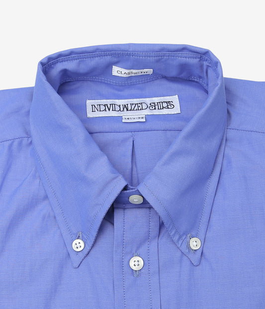 INDIVIDUALIZED SHIRTS ''INDG CHAMBRAY (CLASSIC FIT BUTTON DOWN SHIRT)'' (FRENCH BLUE)