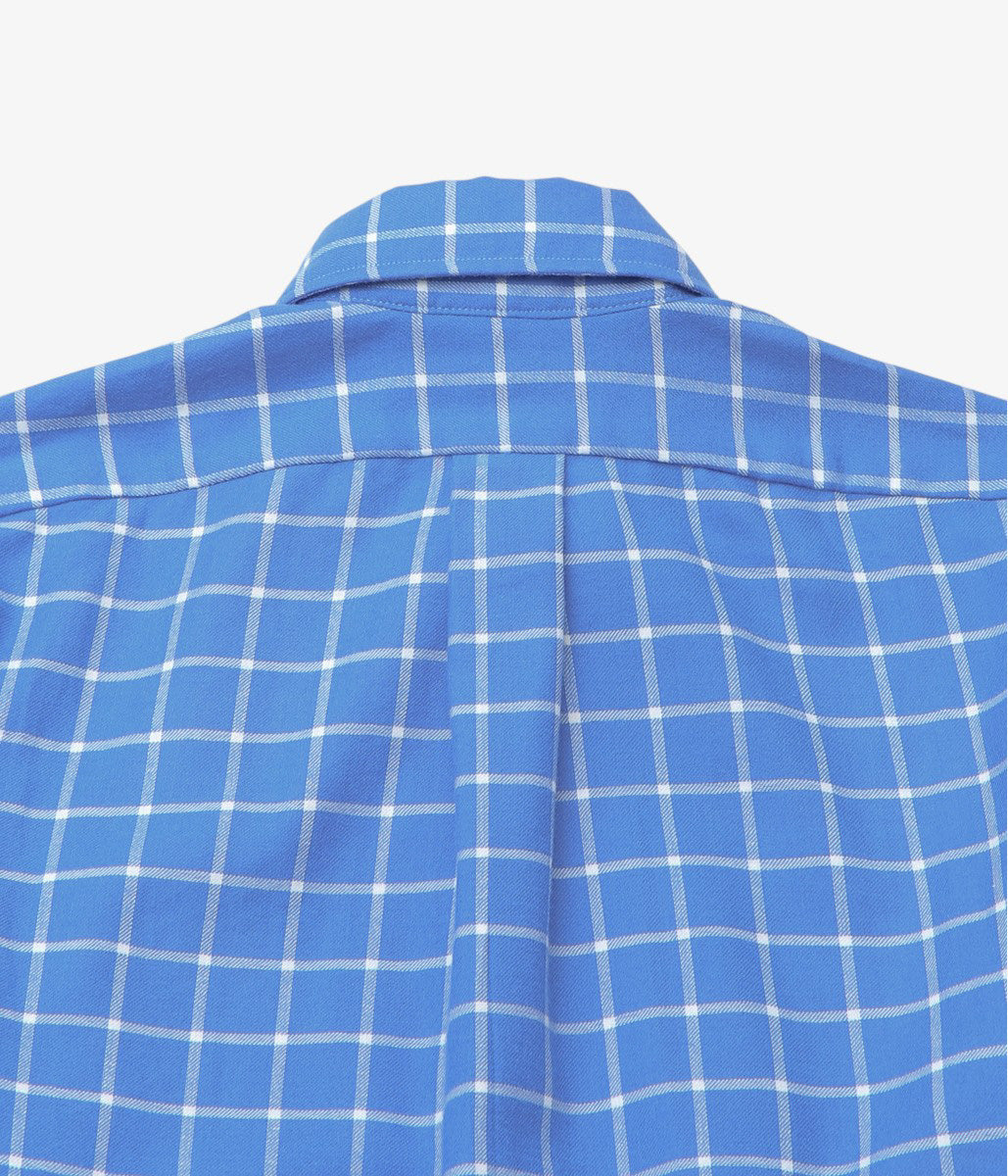 INDIVIDUALIZED SHIRTS ''MANHATTAN GRID(CLASSIC FIT BUTTON DOWN SHIRT)'' (BLUE)