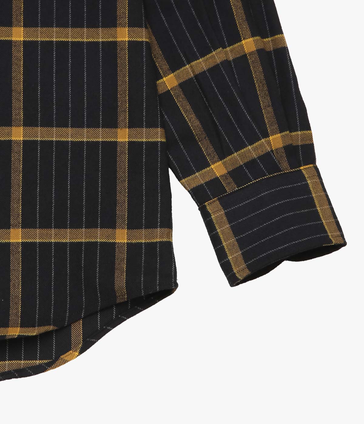 INDIVIDUALIZED SHIRTS ''MULTI FLANNEL(ATHLETIC FIT BUTTON DOWN SHIRT)'' (BLACK)