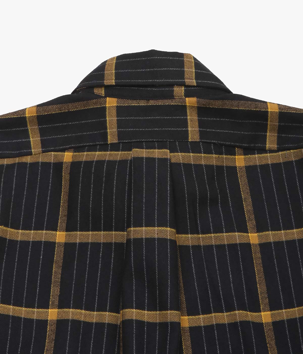 INDIVIDUALIZED SHIRTS ''MULTI FLANNEL(ATHLETIC FIT BUTTON DOWN SHIRT)'' (BLACK)