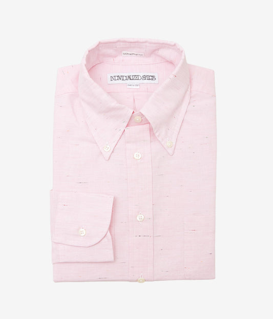 INDIVIDUALIZED SHIRTS ''MULTI NEP(STANDARD FIT BUTTON DOWN SHIRT)'' (PINK)