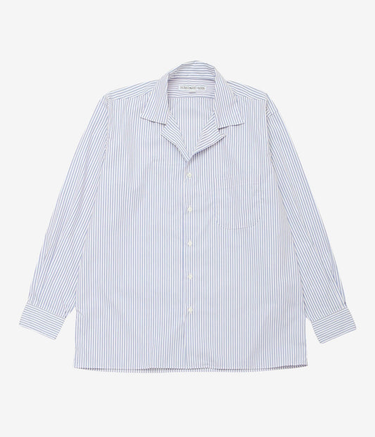 INDIVIDUALIZED SHIRTS ''MULTI STRIPE CAMP COLLAR L/S'' (BLUE/PINK)