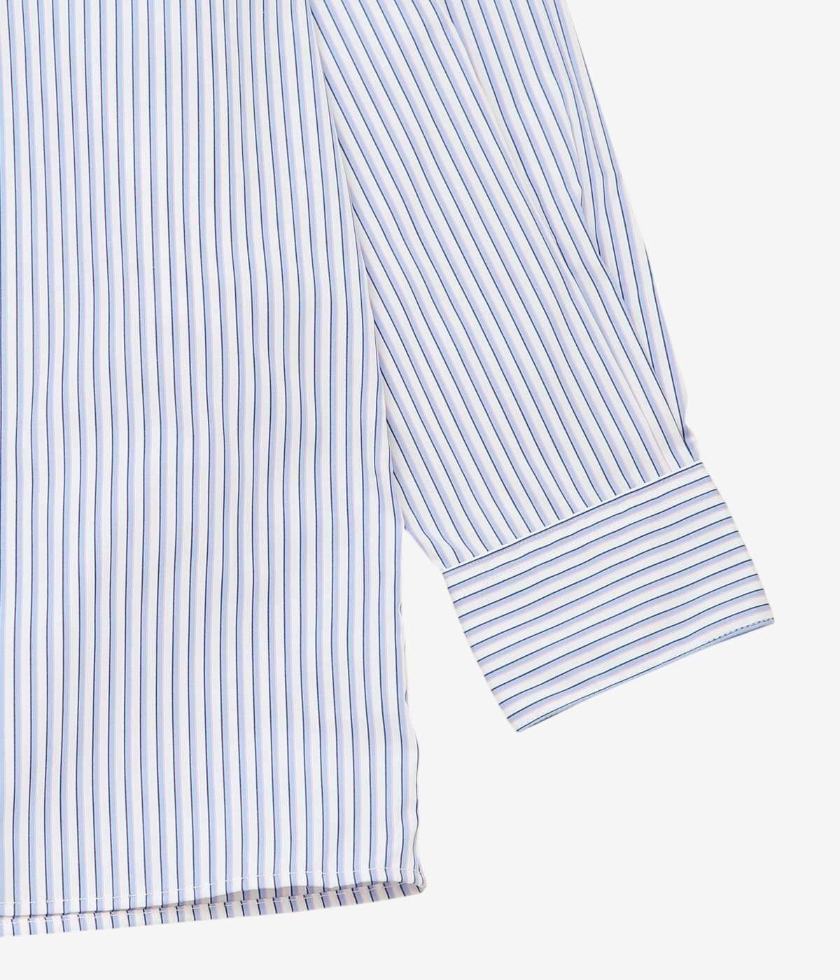 INDIVIDUALIZED SHIRTS ''MULTI STRIPE CAMP COLLAR L/S'' (BLUE/PINK)