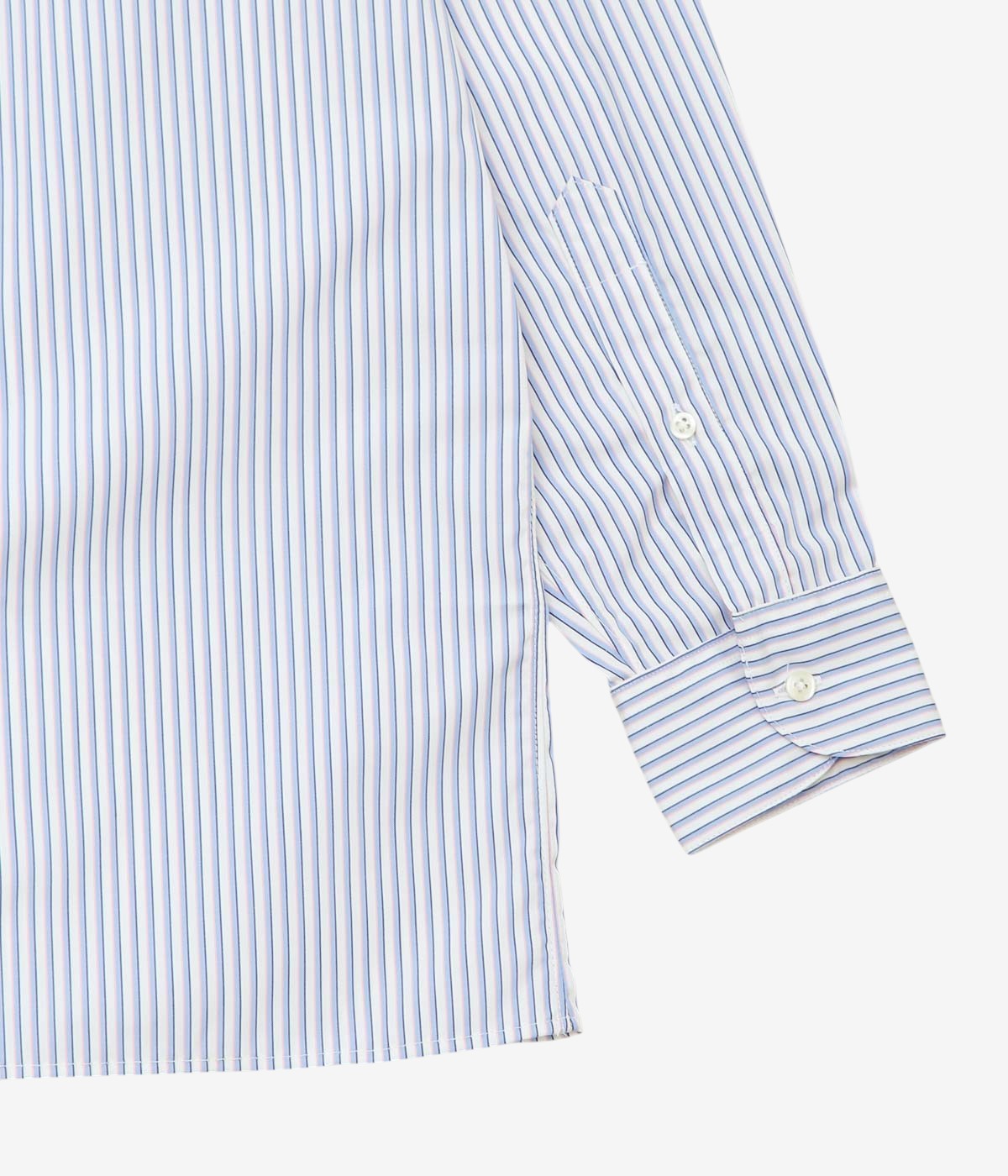 INDIVIDUALIZED SHIRTS ''MULTI STRIPE CAMP COLLAR L/S'' (BLUE/PINK)