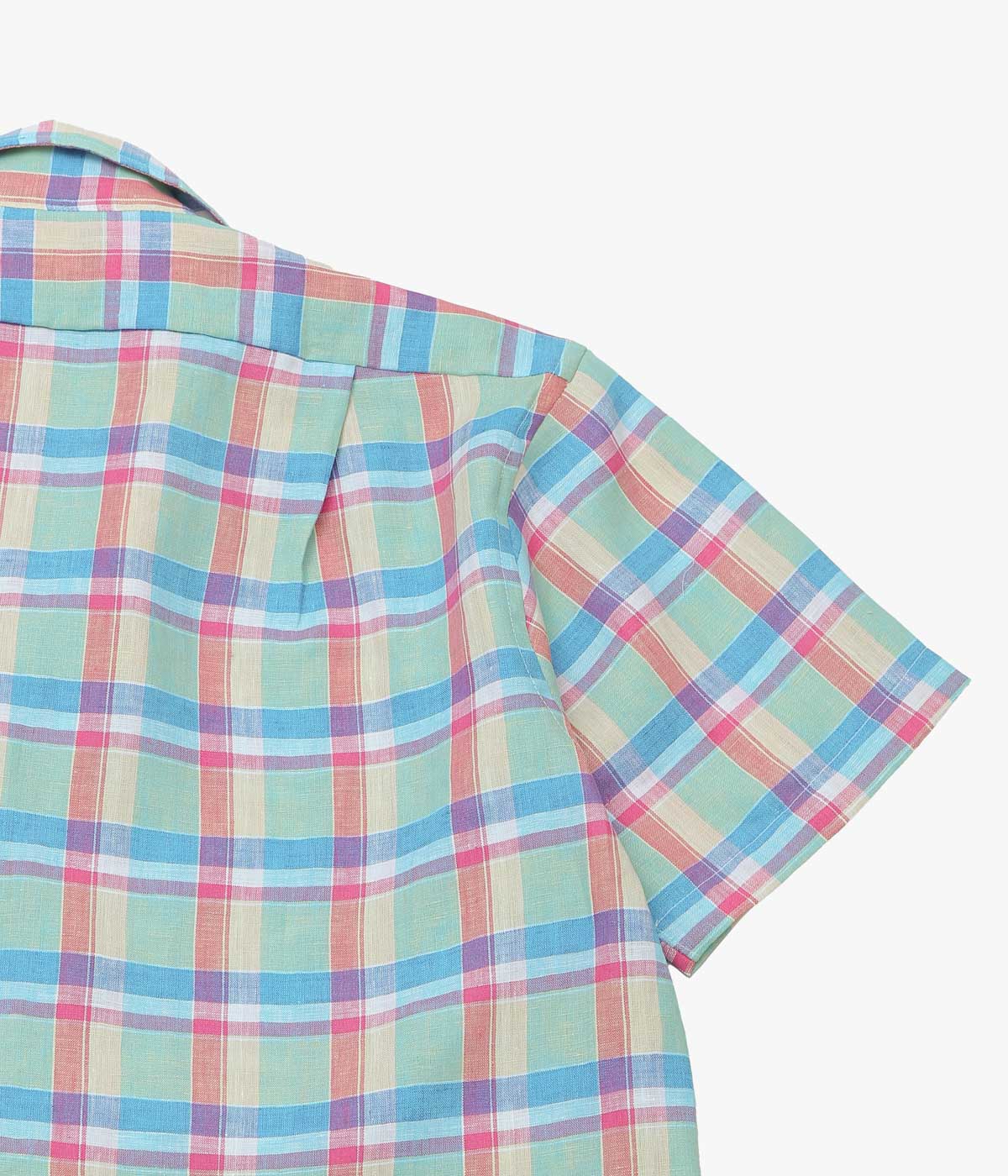 INDIVIDUALIZED SHIRTS ''PALM BEACH(ATHLETIC FIT CAMP COLLAR S/S) '' (MULTI)