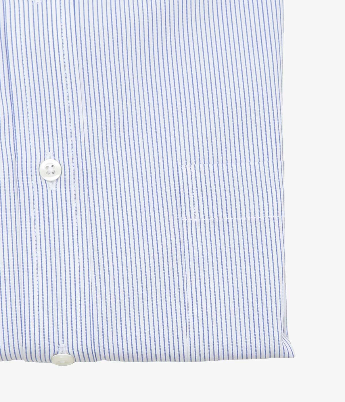 INDIVIDUALIZED SHIRTS ''PENCIL STRIPE (CLASSIC FIT BUTTON DOWN SHIRT)'' (BLUE)