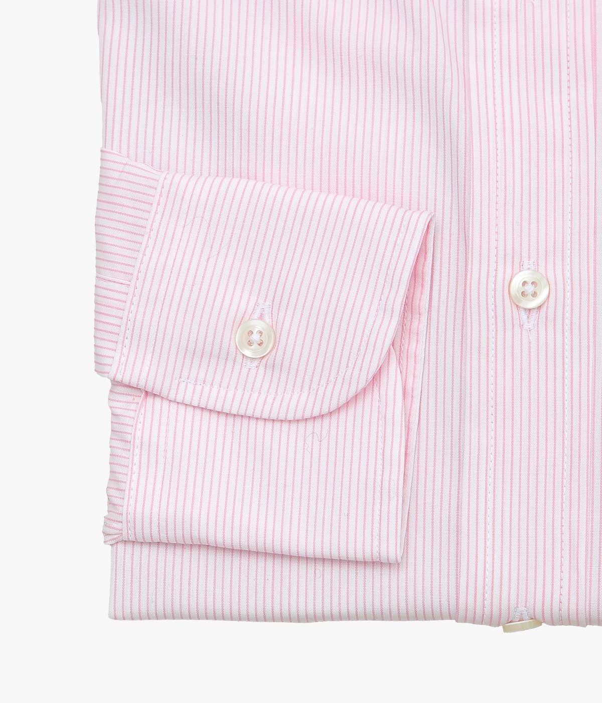 INDIVIDUALIZED SHIRTS ''PENCIL STRIPE (CLASSIC FIT BUTTON DOWN SHIRT)'' (PINK)