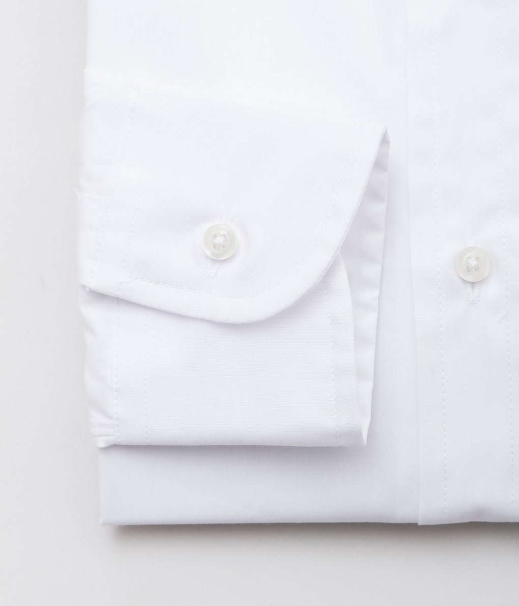 INDIVIDUALIZED SHIRTS ''PIMA BLOAD CLOTH (CLASSIC FIT H7SM MIDIUM SPREAD)'' (WHITE)